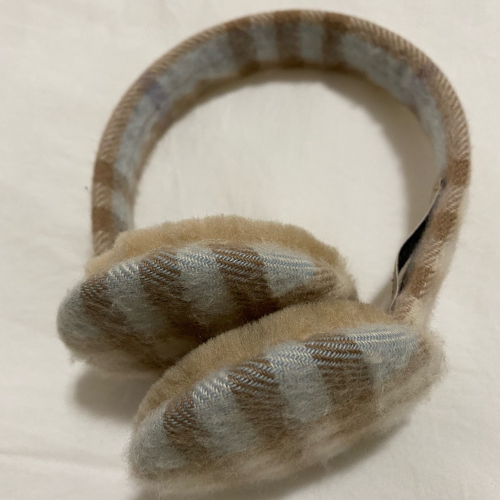 Burberry earmuffs- baby blue
